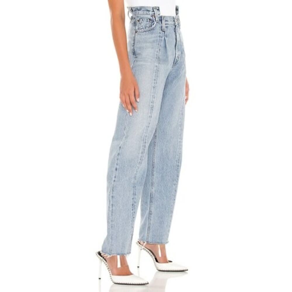 AGOLDE Pieced Angled Jean in Matrix EUC Size 32 Revolve $238 MSRP - Picture 10 of 10